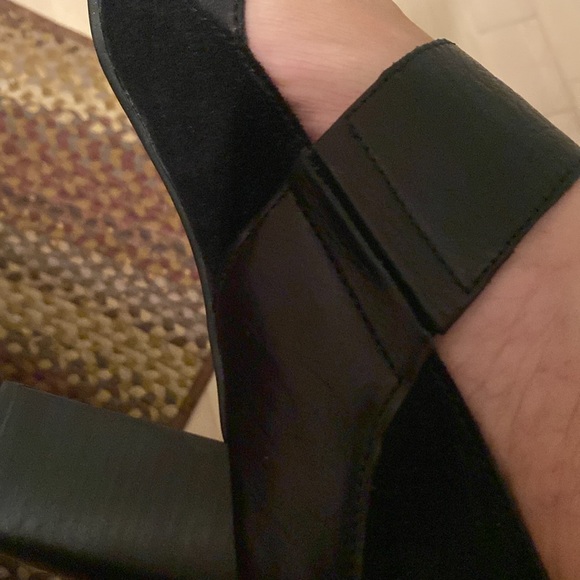 BORN Black heels with cute strap with elastic, size 8.5, NWOT, 3” heel - Picture 12 of 13